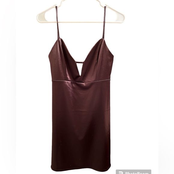 SOLD- NWT Sexy woman’s satin dress - Picture 1 of 3